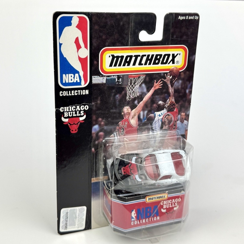 1998 Matchbox Chicago Bulls NBA Collection Dodge Viper Car Vtg Toy Sealed *READ*